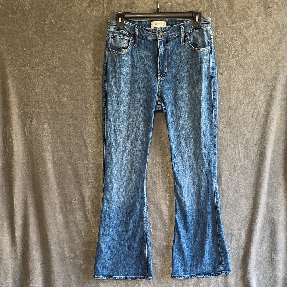 Abercrombie & Fitch Medium Blue Flare Jeans